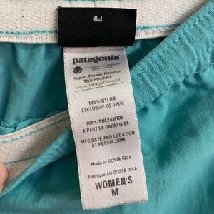 Women’s Light Blue Patagonia Shorts, Size Adult Medium